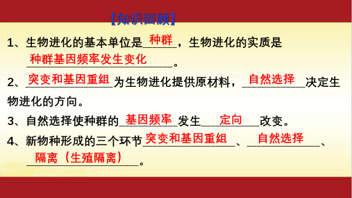 6.4 协同进化与生物多样性的形成 课件【新教材】2021学年高一生物人教版(2019)必修二