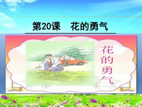 《花的勇气》PPT