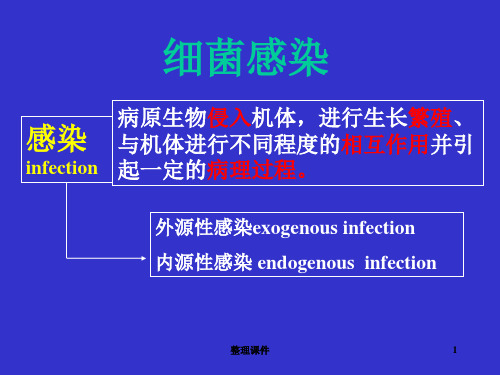 细菌的感染ppt课件