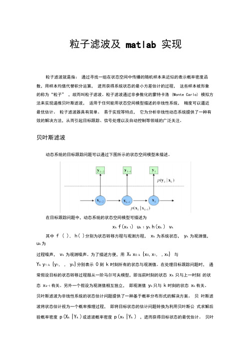 粒子滤波及matlab实现