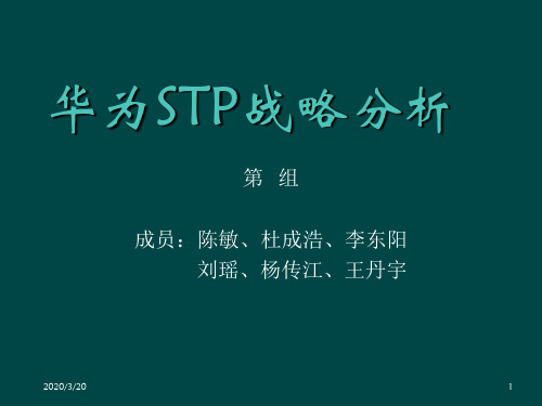 华为STP战略分析 