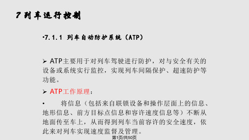 列车运行控制PPT课件