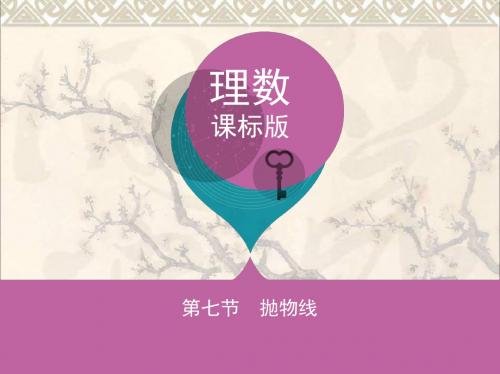 2018届高三数学一轮复习第九章平面解析几何第七节抛物线课件理