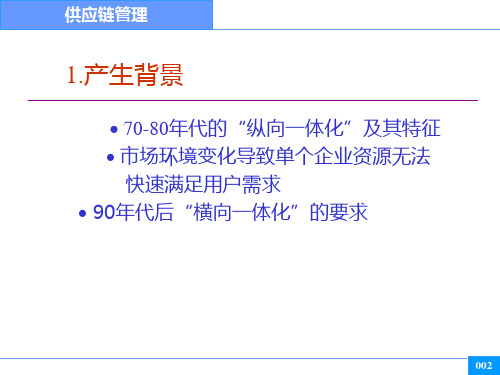 供应链管理的结构模型ppt126页课件