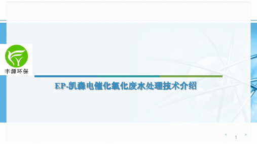 EP-凯森电催化氧化废水处理技术介绍
