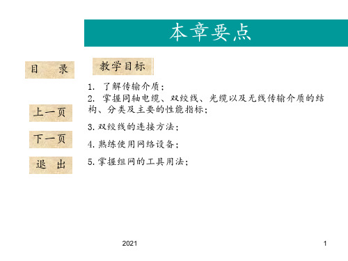 传输介质与网络连接设备PPT课件