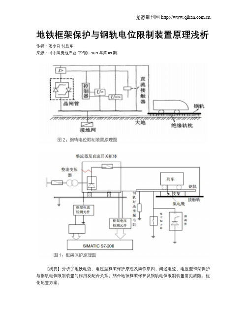 地铁框架保护与钢轨电位限制装置原理浅析