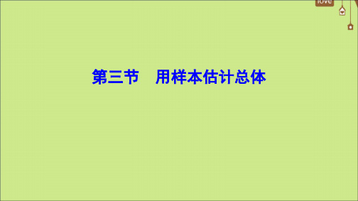 (新课标)2020年高考数学一轮总复习第十章算法初步、统计、统计案例10_3用样本估计总体课件文新人教A版