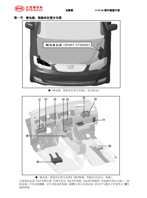 2010比亚迪F3 F3R全车电路图