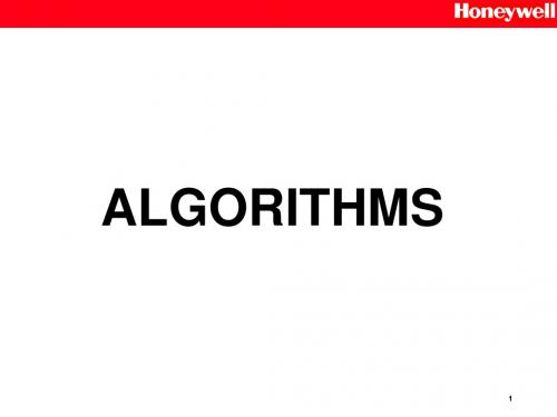 ALGORITHMS