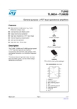 ST TL082, TL082A, TL082B 数据手册