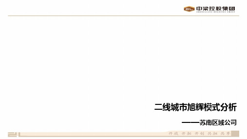 国内一线地产集团对标旭辉地产集团汇报材料——营销