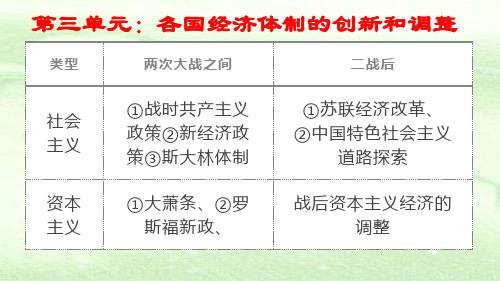 2019-2020高一历史第二学期第15课 大萧条与罗斯福新政1