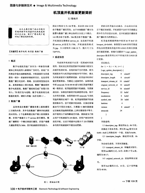 机顶盒开机画面更新简析