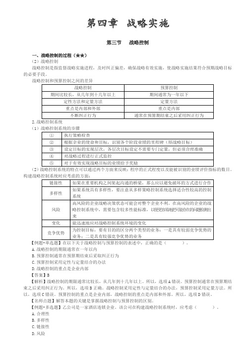 第53讲_战略控制的过程(2),战略控制方法(1)