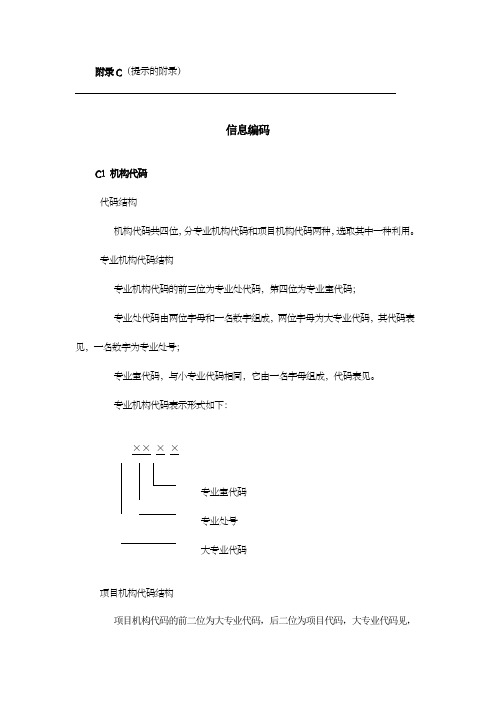 水电工程CAD制图附录C信息编码21