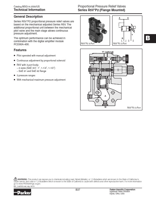 Parker Hannifin Corporation 电子比例放大器 PCD00A-400 商品说