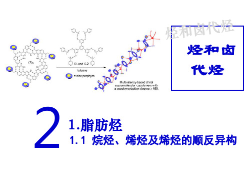 烷烃 烯烃 烯烃的顺反异构