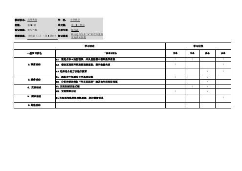 小学数学三年级上册第三单元《里程表(二)》学习活动