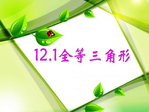 12.1全等三角形