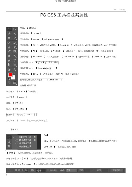 PS_CS6_工具栏及其属性