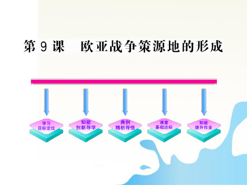 【全程学习方略】2010-2011版高中历史 欧亚战争策源地的形成课件 岳麓版选修3