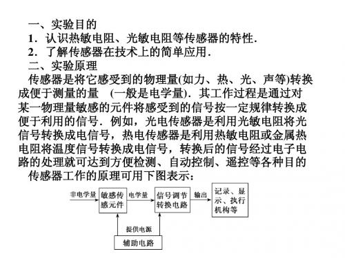 传感器的简单使用(高考物理实验)