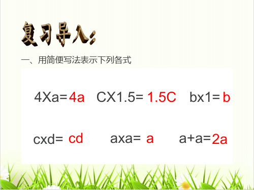 小学数学北京版《数量关系》优质ppt课件1