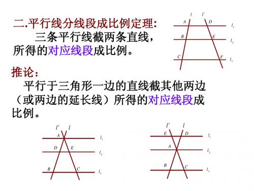 第一讲 相似三角形的判定及有关性质(3)