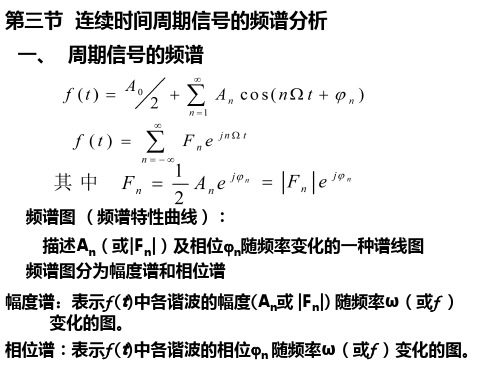 信号与系统：第三章傅立叶变换2