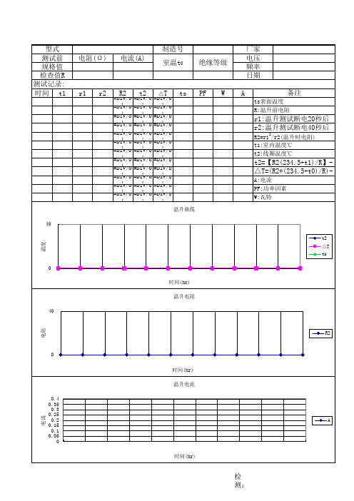 温升记录