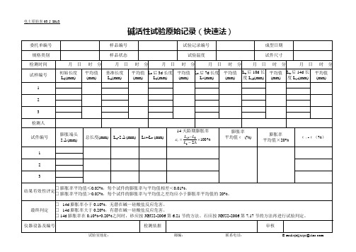 B03-5-2013碱活性试验原始记录(快速法)