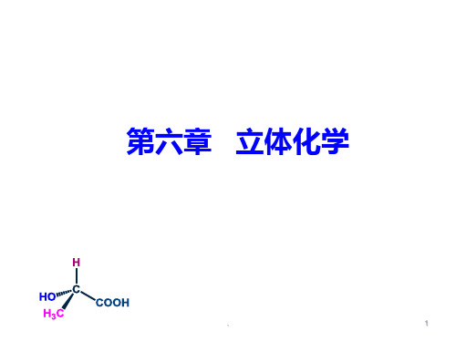 06-立体化学PPT课件