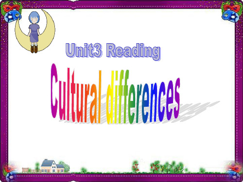 《M6U3Reading Cultural differences 》  公开课精品课件