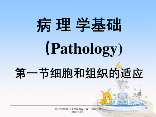 病理学基础(Pathology)第一节细胞与组织适应