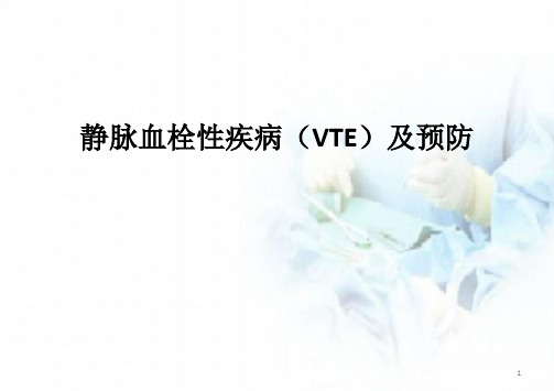 骨科VTE预防宣教