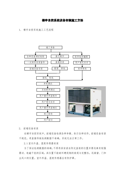 楼宇自控系统设备安装施工方法