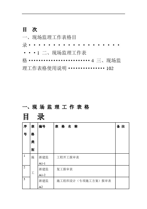 浙建监全套表格.doc