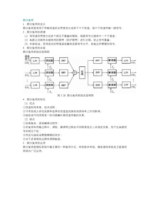 频分复用《通信原理》