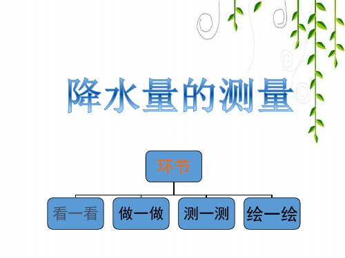 教科版科学四年级上册《降水量的测量》教学课件课件