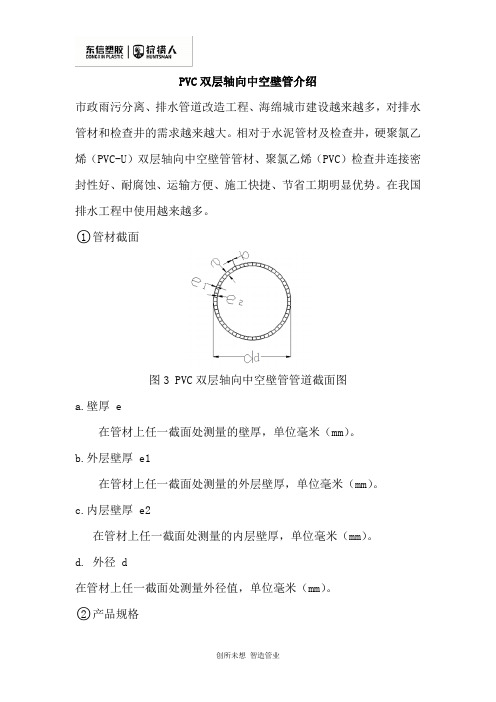 PVC双层轴向中空壁管介绍