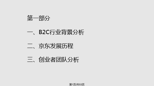 京东商城案例分析PPT课件