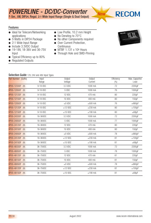 RP05-1205DF中文资料