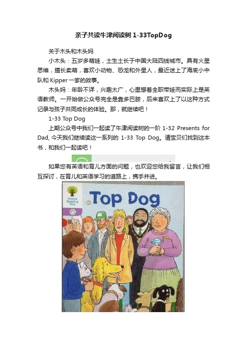 亲子共读牛津阅读树1-33TopDog