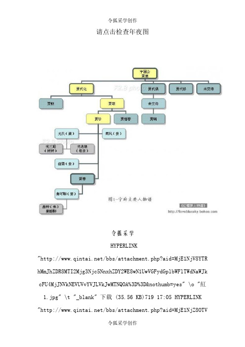 红楼梦人物关系图谱