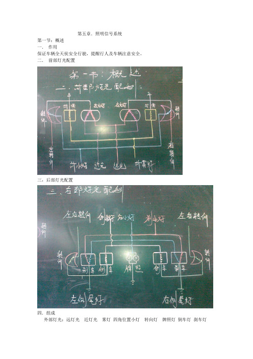 汽车照明系统