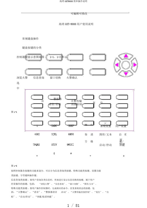 海湾GST9000简单操作说明