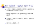 X射线能谱（EDS）分析