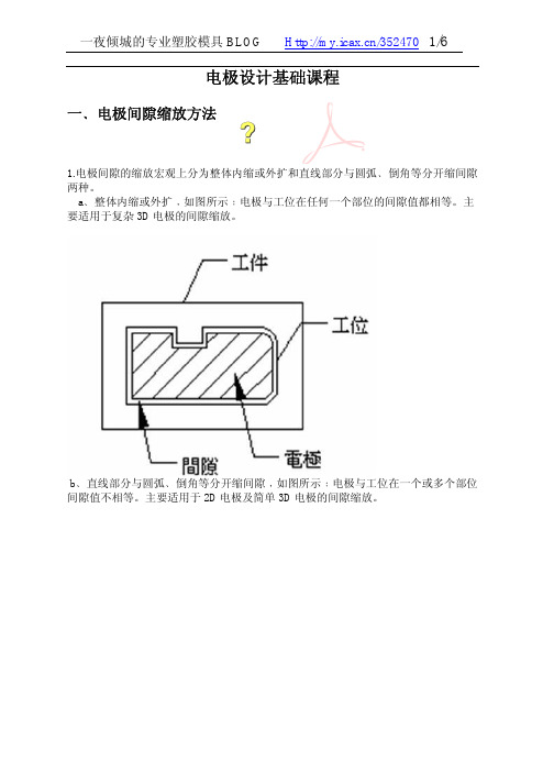 电极设计基础课程