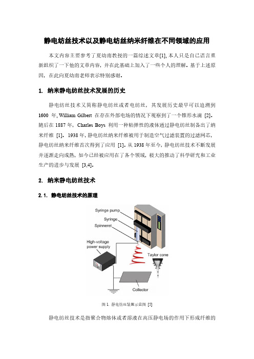 静电纺丝及其应用 中文